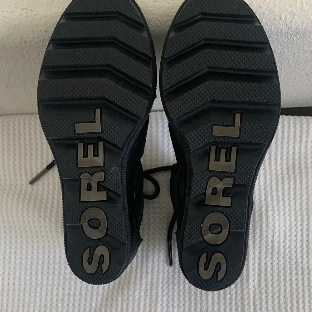 Sorel Women's Black Joanie Strappy Sandals. - Picture 8 of 9